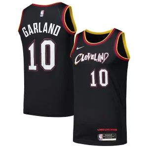 Darius Garland Cleveland Cavaliers Nike Swingman Vibrant Player Jersey City Edition Black