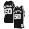 David Robinson San Antonio Spurs 1991/92 Hardwood Classics Tendance Swingman Jersey Black