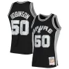 David Robinson San Antonio Spurs 1998/99 Hardwood Classics NBA 75th Exclusif Anniversary Diamond Swingman Jersey Black