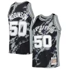 David Robinson San Antonio Spurs 1998/99 Hardwood Confortable Classics Marble Swingman Jersey Black