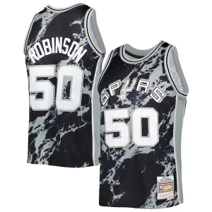 David Robinson San Antonio Spurs 1998/99 Hardwood Confortable Classics Marble Swingman Jersey Black