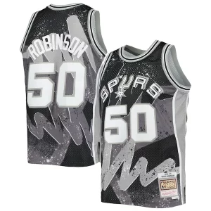 David Robinson San Antonio Spurs Éclatant Hardwood Classics 1998/99 Hyper Hoops Swingman Jersey Black