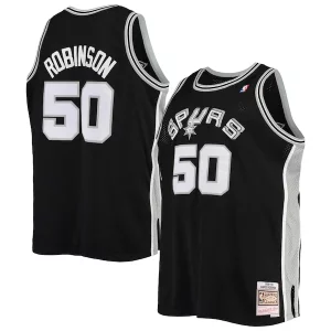 David Robinson San Sophistiqué Antonio Spurs 1998/99 Big & Tall Hardwood Classics Swingman Jersey Black