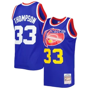 David Thompson Denver Nuggets Hardwood Classics 1975/76 Swingman Jersey Refiné Royal