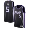 De'Aaron Commémoratif Fox Sacramento Kings Nike Unisex Swingman Jersey Icon Edition Black/White