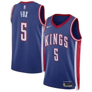De'Aaron Fox Prime Sacramento Kings Nike Unisex 2024/25 Swingman Player Jersey City Edition Blue