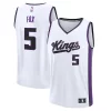 De'Aaron Fox Sacramento Élégant Kings Fast Break Replica Player Jersey Association Edition White