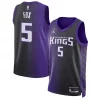 De'Aaron Fox Sacramento Kings Jordan Premium Brand Unisex Swingman Jersey Statement Edition Purple