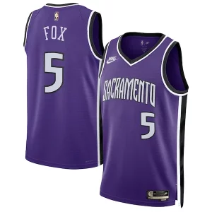De'Aaron Fox Sacramento Kings Nike Unisex 2024/25 Swingman Jersey Purple Stylish Classic Edition