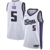 De'Aaron Fox Sacramento Kings Nike Unisex Swingman Jersey Association Edition White/Black Personalisable