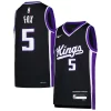 De'Aaron Fox Sacramento Kings Nike Youth Swingman Jersey Icon Edition Purple Dashing