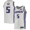 De'Aaron Fox Sacramento Unique Kings Nike Swingman Player Jersey Association Edition White