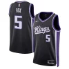 De'Aaron Fox Sacramento Kings Nike Unisex Swingman Jersey Confortable Association Edition Black