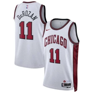 DeMar DeRozan Chicago Bulls Nike Unisex 2022/23 Swingman Jersey Haut de gamme City Edition White