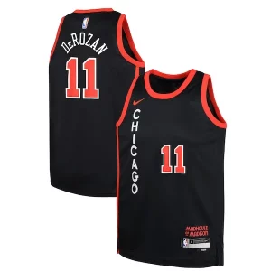 DeMar DeRozan Chicago Bulls Nike Youth Swingman Commémoratif Replica Jersey City Edition Black
