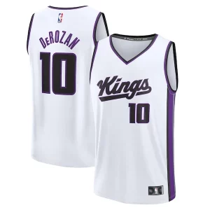 DeMar DeRozan Sacramento Kings Youth Fast Break Replica Player Jersey Prime Association Edition White