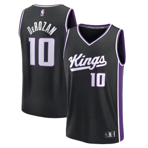 DeMar DeRozan Sacramento Kings Fast Haut de gamme Break Replica Player Jersey Icon Edition Black