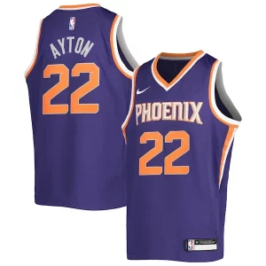 Deandre Ayton Phoenix Premium Suns Nike Youth Swingman Jersey Icon Edition Purple/White