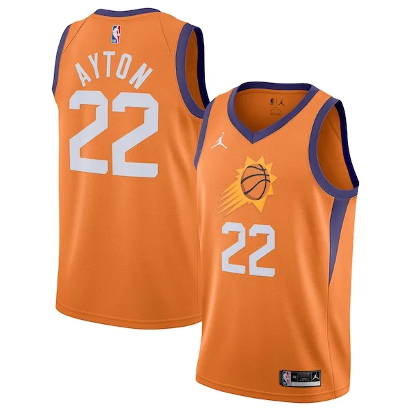 Deandre Ayton Phoenix Suns Jordan Brand 2020/21 Swingman Jersey Statement Charming Edition Orange