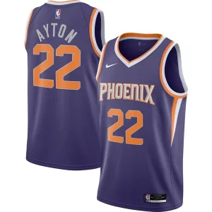 Deandre Ayton Phoenix Suns Nike 2020/21 Splendide Swingman Player Jersey Icon Edition Purple