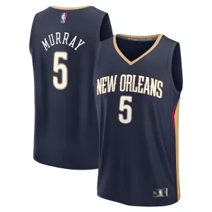 Dejounte Magnifique Murray New Orleans Pelicans Youth Fast Break Replica Player Jersey Icon Edition Navy