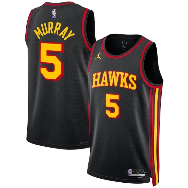 Dejounte Murray Atlanta Hawks Jordan Brand Unisex Swingman Jersey Prime Statement Edition Black