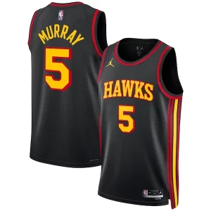 Dejounte Murray Atlanta Hawks Jordan Brand Unisex Swingman Jersey Statement Élégant Edition Black