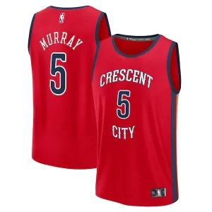 Dejounte Murray New Orleans Pelicans Youth Incontournable Fast Break Replica Player Jersey Statement Edition Red