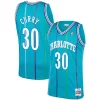 Dell Curry Charlotte Hornets Refiné 1992/93 Hardwood Classics Swingman Jersey Teal