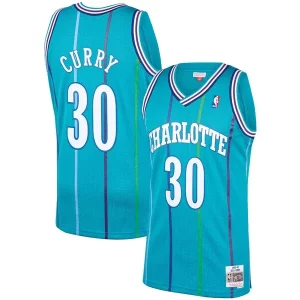 Dell Curry Charlotte Hornets Refiné 1992/93 Hardwood Classics Swingman Jersey Teal