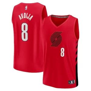 Deni Avdija Portland Trail Blazers Youth Fast Break Player Authentique Jersey Statement Edition Red