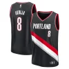 Deni Avdija Portland Trail Blazers Youth Fast Break Replica Player Jersey Icon Incontournable Edition Black