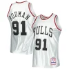 Dennis Rodman Chicago Bulls 1997/98 Hardwood Classics 75th Bold Anniversary Swingman Jersey Platinum