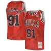 Dennis Rodman Chicago Bulls 1997/98 Hardwood Classics Asian Heritage 6.0 Personalisable Swingman Throwback Player Jersey Red