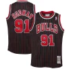 Dennis Rodman Chicago Bulls Youth 1995/96 Hardwood Classics Swingman Distingué Jersey Black