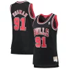 Dennis Rodman Incontournable Chicago Bulls Women's Hardwood Classics Swingman Jersey Black