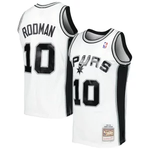 Dennis Rodman San Antonio Spurs Bold 2001/02 Hardwood Classics Swingman Jersey White