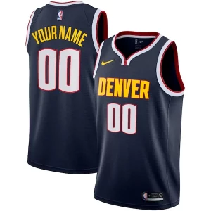 Denver Nuggets Nike 2022/23 Swingman Custom Jersey Icon Classique Edition Navy