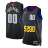 Denver Nuggets Nike Unisex 2023/24 Custom Swingman Jersey Black City Moderne Edition