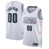 Denver Nuggets Nike Unisex Stylish 2024/25 Custom Swingman Jersey City Edition White