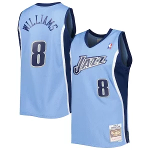 Deron Williams Utah Jazz 2001/02 Hardwood Classics Swingman Jersey Prime Blue