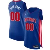 Detroit Pistons Exceptionnel Nike Authentic Custom Jersey Blue Icon Edition