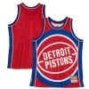Detroit Pistons Hardwood Classics Haut de gamme Blown Out Fashion Jersey Red