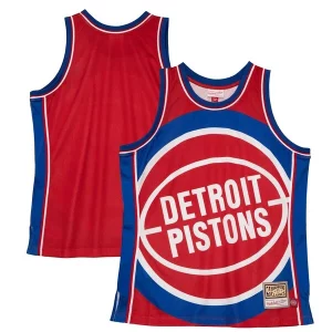 Detroit Pistons Hardwood Classics Haut de gamme Blown Out Fashion Jersey Red