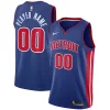 Detroit Pistons Nike Exclusif Swingman Custom Jersey Blue Icon Edition