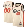 Detroit Pistons Nike Unisex Prime 2024/25 Custom Swingman Jersey City Edition White