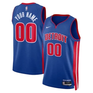 Detroit Pistons Nike Unisex Swingman Custom Jersey Gracieux Blue Icon Edition