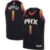 Devin Booker Phoenix Suns Dashing Jordan Brand Youth Swingman Jersey Statement Edition Black