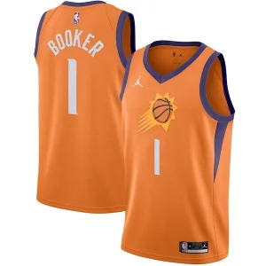 Devin Booker Phoenix Suns Jordan Bold Brand 2020/21 Swingman Jersey Statement Edition Orange
