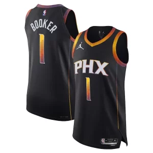 Devin Booker Phoenix Suns Jordan Brand Authentic Player Jersey Statement Edition Black Uniques